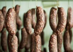 Cured salami